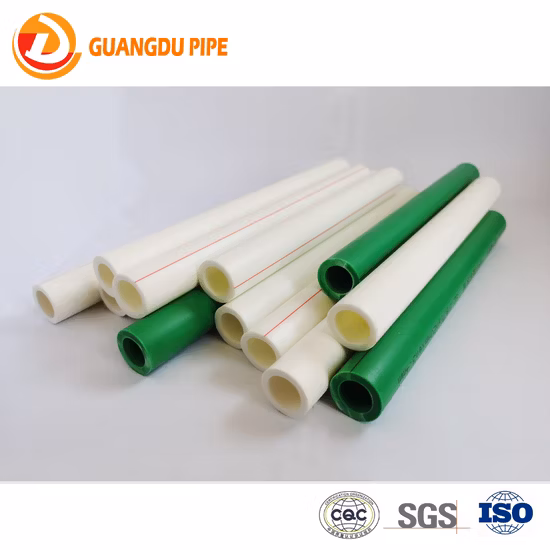 High Quality Plastic Pipe Customized Color Pn20 Pn25 PPR Pipe