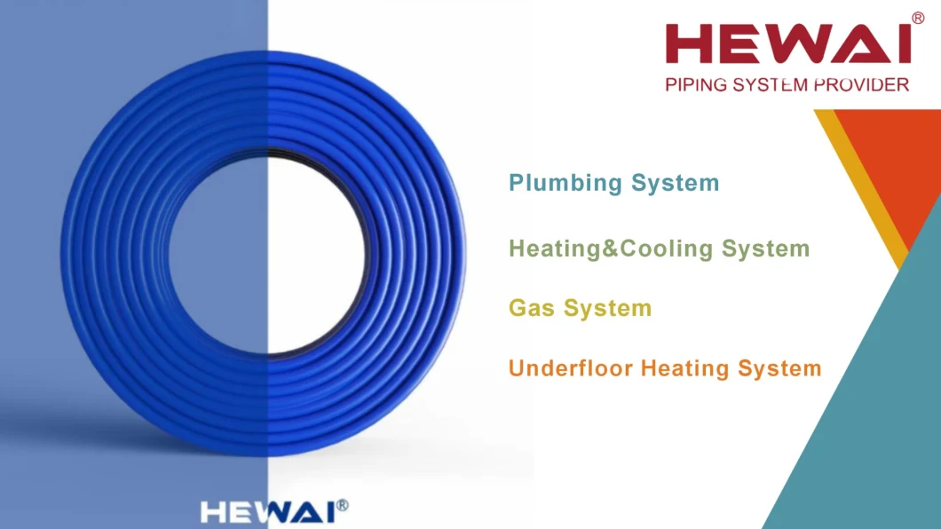 Pexa Pipe Oxygen Barrier EVOH Pipe Plumbing System Underfloor Heating Pipe Pex Tubing Flexible Pipe