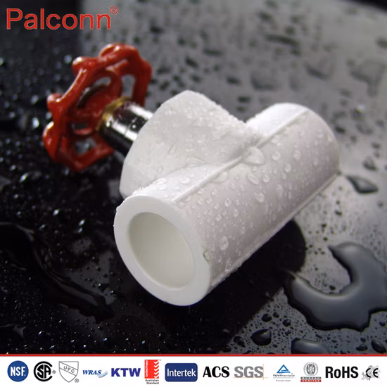 Pn16 Bar 25*3.5mm Green White Color PPR Pipe and Fittings for Cold Water