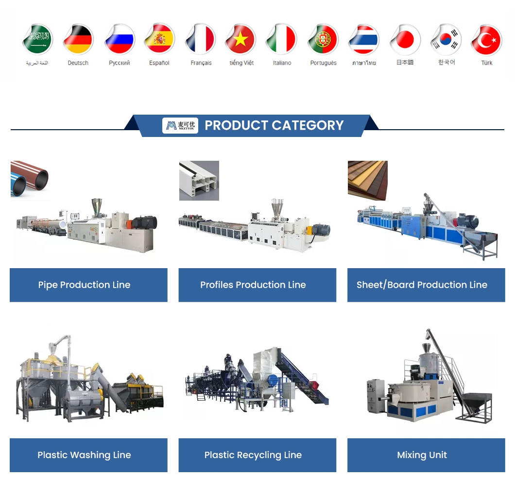 Meetyou Machinery PVC Pipe Extrusion Machine Line Customized PVC 20-63mm PPR PE HDPE Pipe Production Line Factory China PVC Plastic Processed Pipe Production