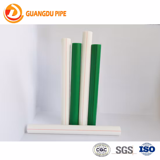 High Quality Plastic Pipe Customized Color Pn20 Pn25 PPR Pipe