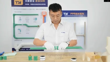 Top Quality White/Green PPR Pipe PPR Hot Water Pipe Fittings