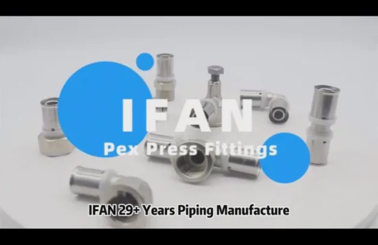 Ifan Customized Pex Pipe Press Fit Fittings Plumbing Material Brass Press Fitting