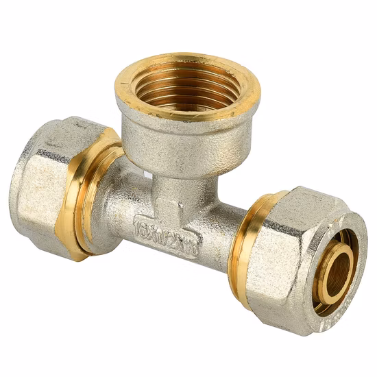 Pex-Al-Pex Pipe Fitting Brass Compression 16mm 20mm 32mm for Plumbing