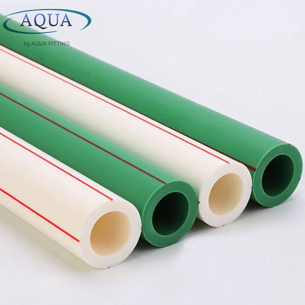 China Tube PPR Pipe Casting Technics Cold Water Green Color