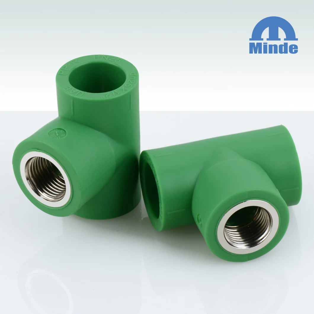 100% Raw Material Green Copper PPR Pipe Fittings for Water Supply