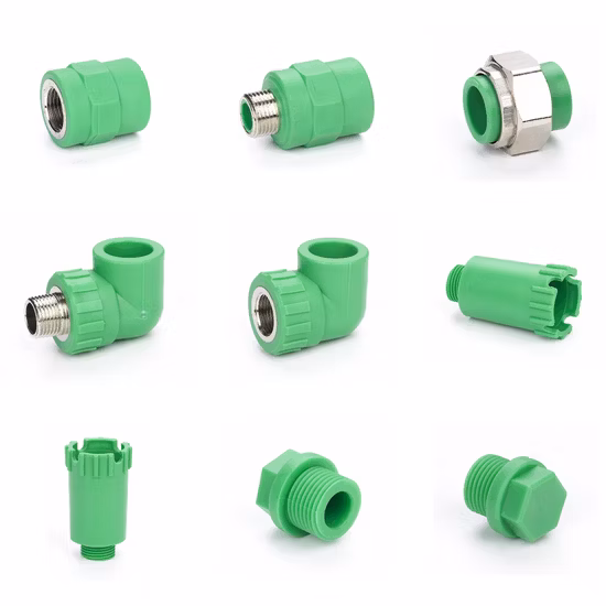 Ifan OEM ODM PPR Female/Male Thread PPR Pipe Fittings Plastic Tee Elbow Pipe Coupling