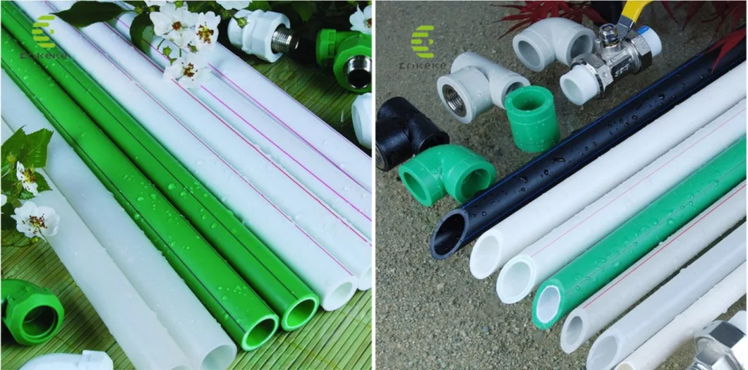 Hot Water Cold Water Pph, Green Color Customized PPR Pipe Full Form Best Brand Pn16 for Water Supply