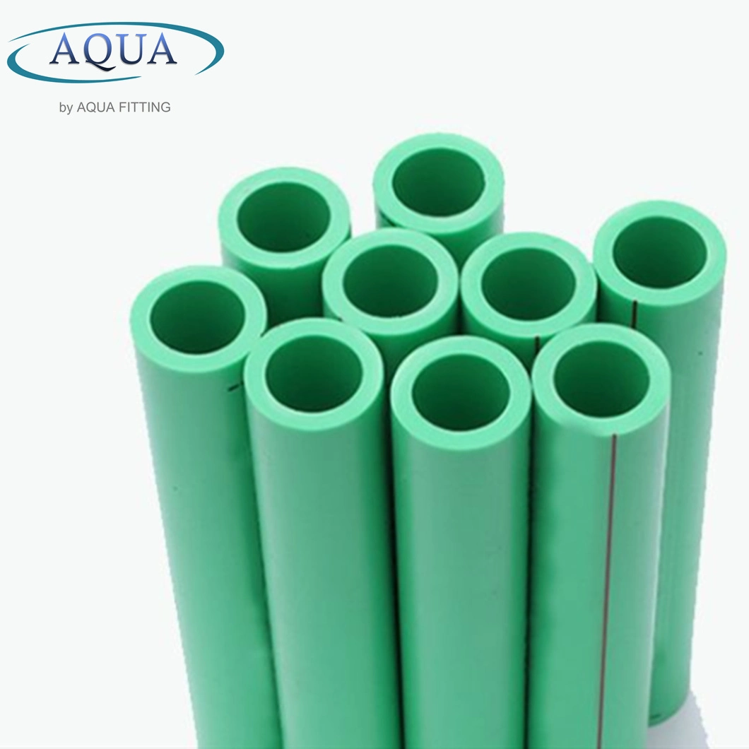 China Tube PPR Pipe Casting Technics Cold Water Green Color