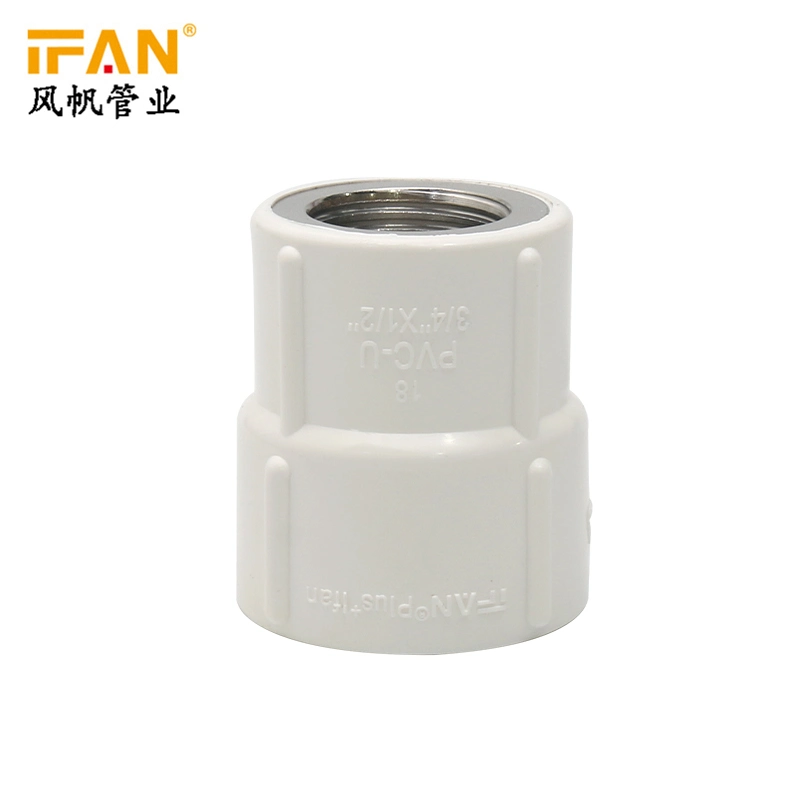 Factory Supply Ifan 1/2 Inch PVC Plastic Tube China Water Pipe Fitting Wholesale Standard Plastic PVC Pipe