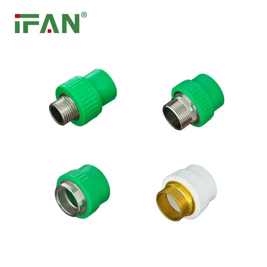Ifan PPR Water Pipe Fittings 20-110mm Green Color Elbow Tee Pipe PPR Fittings