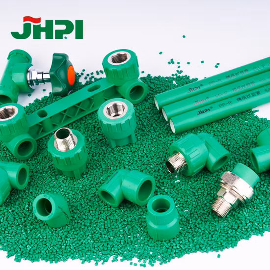 High Quality Green PPR Pipe Fitting for Cold and Hot Water Brands Plumbing Price List Plastic Manufacturer Elbow