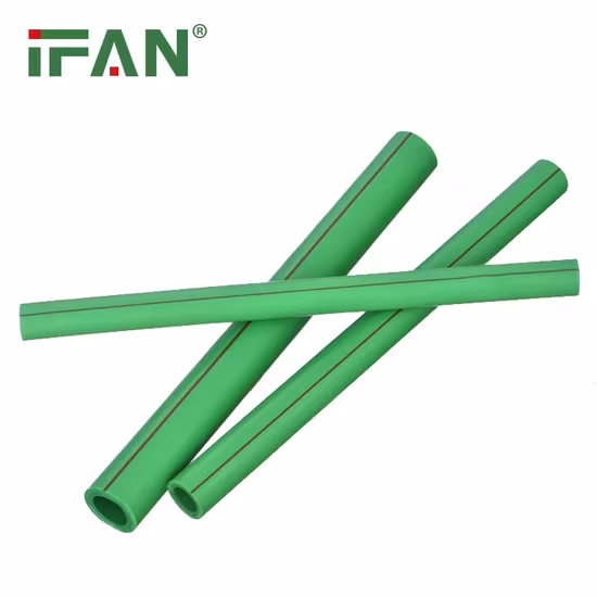 Ifan OEM Pn16 PPR Pipe 20mm-160mm Gray PPR Plastic Pipes