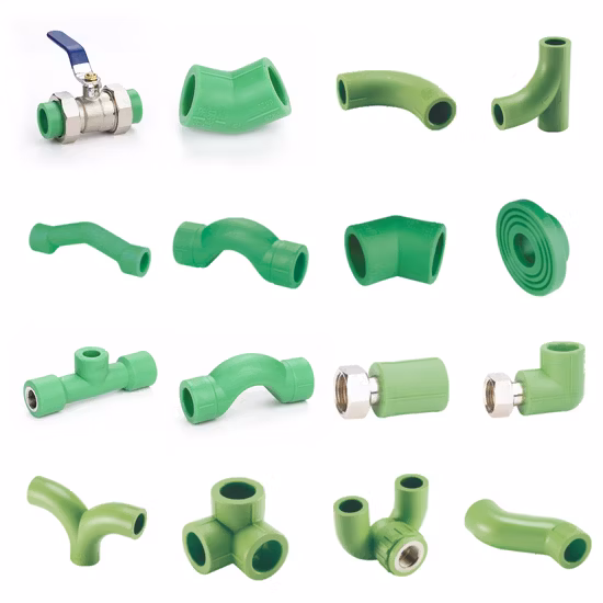 Ifan OEM ODM PPR Female/Male Thread PPR Pipe Fittings Plastic Tee Elbow Pipe Coupling