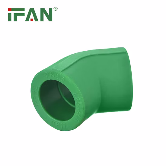 Ifan Wholesale Factory PPR Pipe Fitting 20 - 110mm Pipe Fitting for Water Use