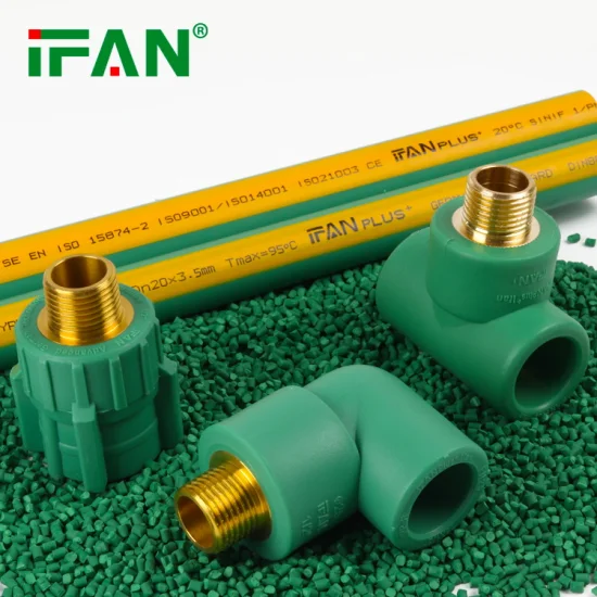 Ifanplus Top Quality Custom Green Pn25 PPR Pipe Fittings