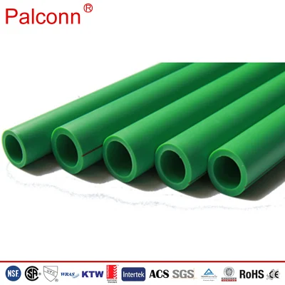 Pn20 Bar 75*12.5mm Green White Color PPR Pipe and Fittings for Cold Water