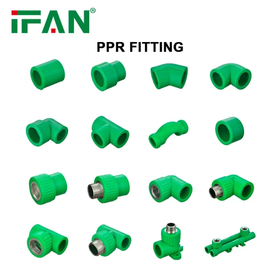 Ifan Customized PPR Pipe and Fitting High Pressure Technology PPR Pipe Fitting 20-110mm PPR Fitting